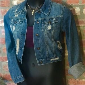 ❌Cropped Jean Jacket